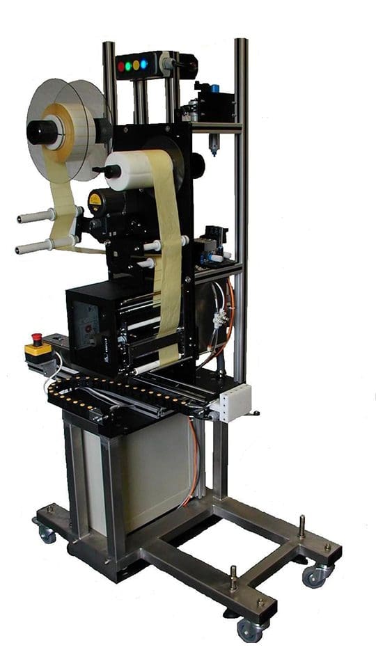 RA-P3 Pallet Print Label Applicator Robo Apply Labelling Systems